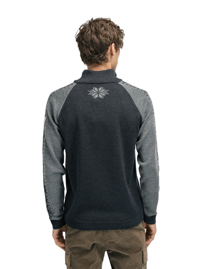 Dale of Norway Men Geilo Men’s Sweater - Merino Wool DARK CHARCOAL SMOKE