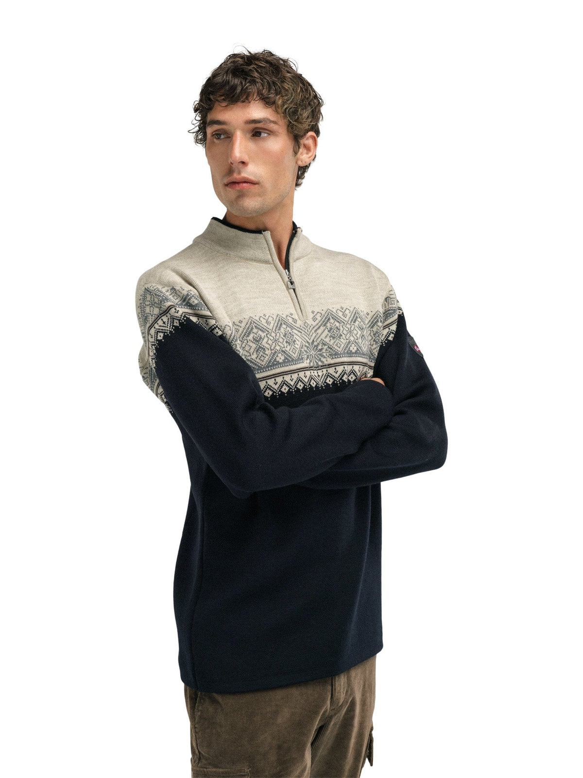 Dale of Norway Men Moritz Masc Sweater Black Sandstone