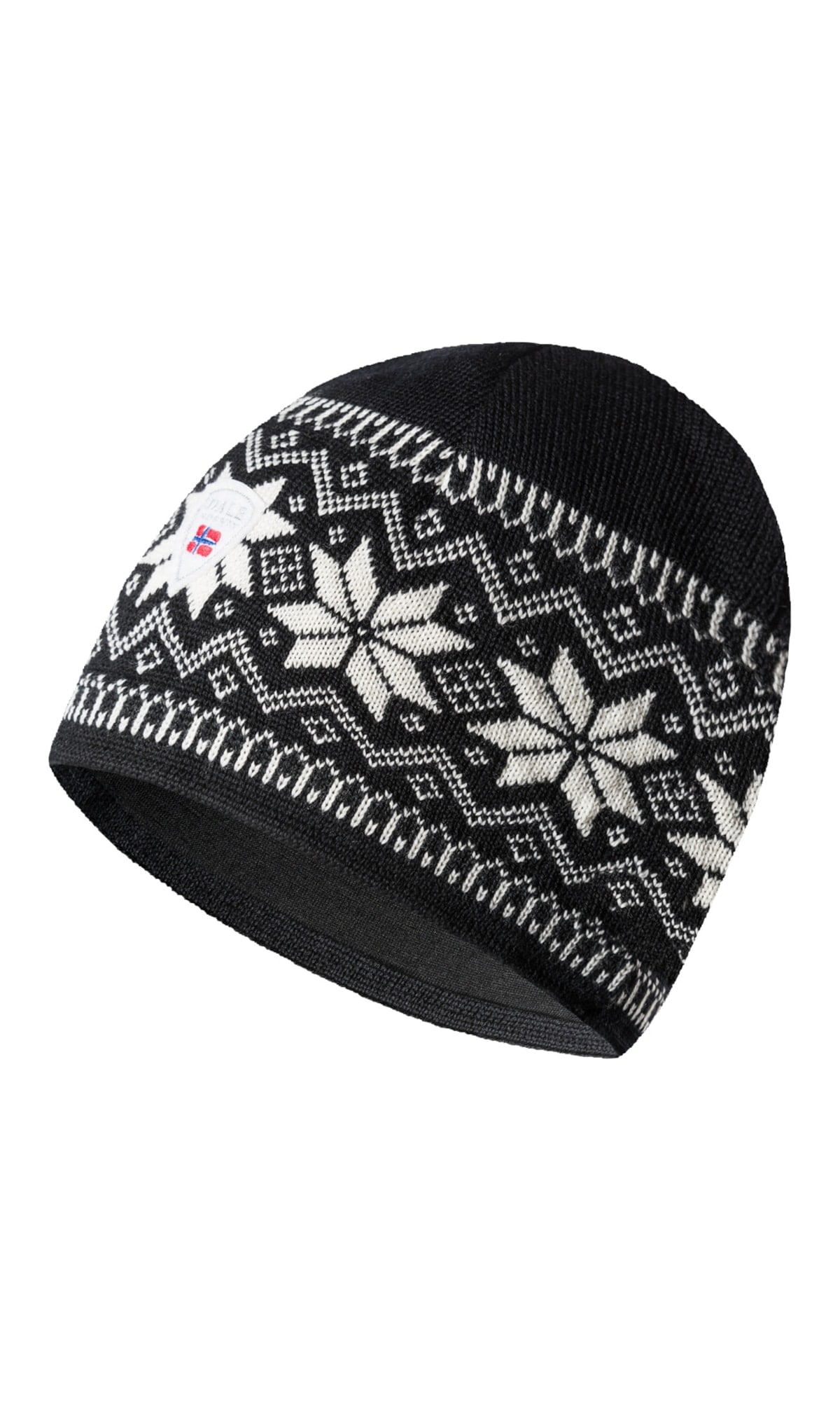Dale of Norway Men Garmisch Hat - Merino Wool Black White