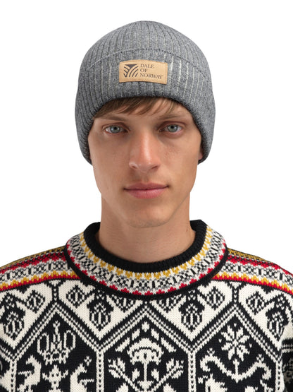 Dale of Norway Men Alvøy Hat - Norwegian Wool Smoke Offwhite